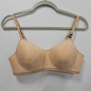 Victoria's Secret Bra T-Shirt Wireless Lightly Lined Beige Medium Stretch